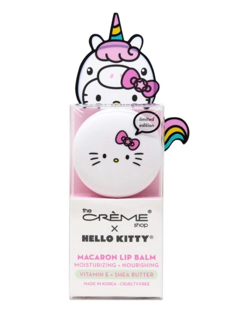 The Crรจme Shop x Hello Kitty Macaron Lip Balm - Sweet Sprinkles Limited Edition